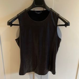 Guess Liquid rubber look sleeveless top